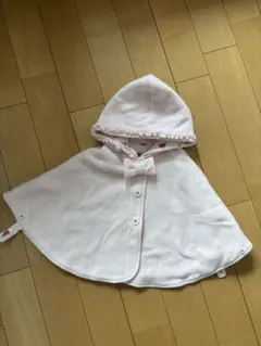 bebe フリース ベビーポンチョ