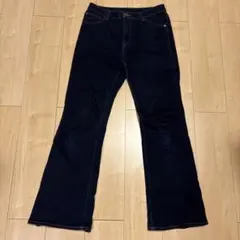 GU フレアジーンズ　フレアデニム　レディース　XL
