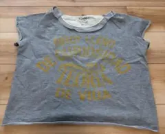 【Right-on】グレー Tシャツ プリント入り Mサイズ