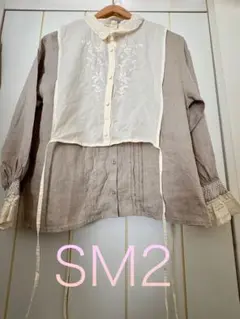 ⭐︎新品未使用　kazumi サマンサモスモス レースベスト＆リネンブラウス
