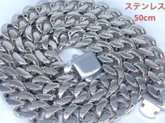 喜平ネックレス　ステンレス　シルバー　4面　14㍉20" プッシュバックル　鏡面のサムネイル