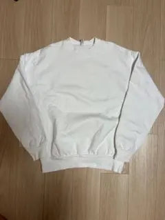 極美品 ロサンゼルスアパレル USAコットン 14オンス スウェット 白　M