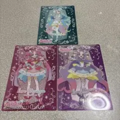 名探偵プリキュア キラキラクリアカードガム 3点セット