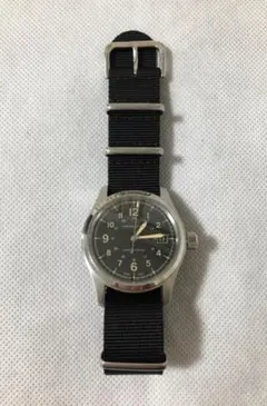 廃番】ハミルトンカーキ英国空軍6Bモチーフパイロットウォッチ38mm自動 