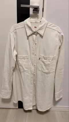 Levi's ホワイト 長袖シャツ Sサイズ