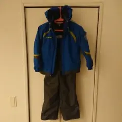 phenix 子供用スキーウェア 青 グレー