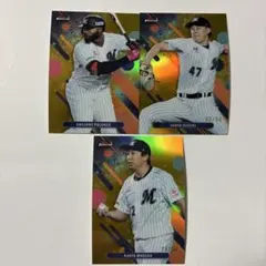 topps ロッテ　50シリ　3枚
