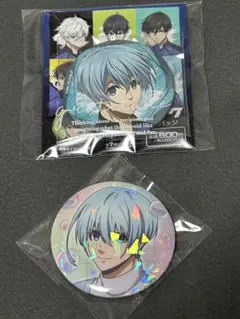 ブルーロック　氷織羊　缶バッジ　2点