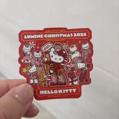 LUMINE CHRISTMAS 2025 ステッカー　　ハローキティ