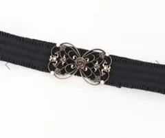 axes femme 立体バラクラシカルゴムベルト ゴールド