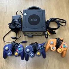 Nintendo ゲームキューブ 本体 コントローラー3個 メモリーカード