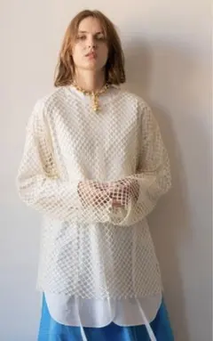 MAISON SPECIAL ビックメッシュトップス