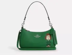 COACH テリ 2way ショルダーバッグ COACH コーチ シグネチャー テリ 2WAYバッグ イエロー/ベージュ