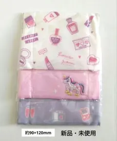 新品【3枚セット】ガーゼマスク (全体プリント&ワンポイント刺しゅう)