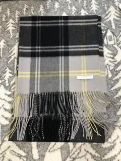 マフラー チェック ストール カシミア　JOHNSTONS