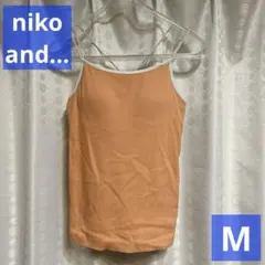 niko and... カップ付きキャミソール オレンジ M ブラトップ