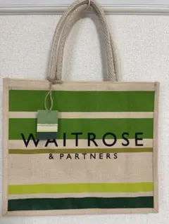 英国スーパー　WAITROSE & PARTNERS エコバッグ