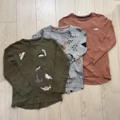 ロンT3枚セット next 116cm 長袖 ネクスト 綿