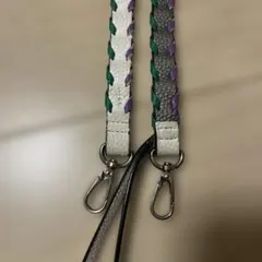 エジューストラップ　シルバー✖️パープル✖️グリーン✖️ホワイト