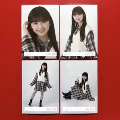 櫻坂46 生写真 山川宇衣 チェックコーデ コンプ