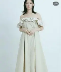 crayme ワンピース ライム Whip Frill Dress