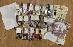 DMC 刺繍糸セット 多色 付属品付き