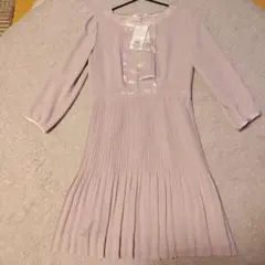 SOUP プリーツワンピース シフォンワンピース