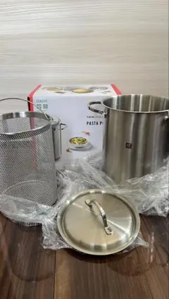 ZWILLING ツヴィリング パスタポット 16cm ザル蓋付 IH対応 箱有のサムネイル