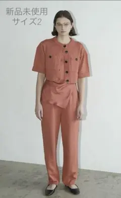 CLANE HALF SLEEVE KNIT TOPS & PANTS SET