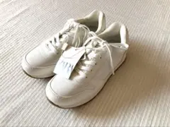 新品☆ZARA ホワイト スニーカー サイズ34 21.6㎝　21㎝