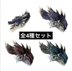 モンスターハンター 一番くじ D賞 ヘッドマグネット 全4種 コンプリートセット