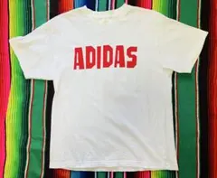 古着 00年代 アディダス adidas 背番号Tシャツ メンズM 珍しいロゴ