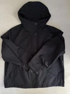 ユニクロ　コットンブレンドパーカ　ブラック