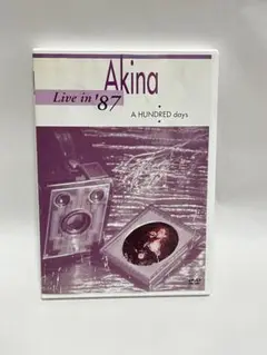 中森明菜DVD Akina Live in '87 A HUNDRED days