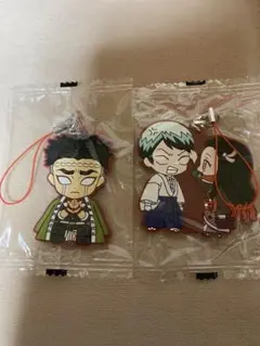 鬼滅の刃 愈史郎 禰豆子 悲鳴嶼行冥　ラバーマスコット