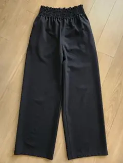 JOURNAL STANDARD ウールライクストレッチワイドパンツ 38 黒