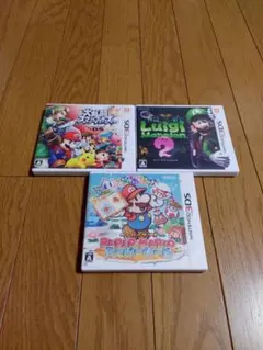 3DS 大乱闘スマッシュブラザーズ ルイージマンション2 ペーパーマリオ