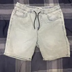ZARA デニムショートパンツ ライトブルー XLのサムネイル