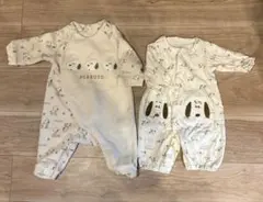 PEANUTS スヌーピー柄ロンパース 60-70cm 50-70cm