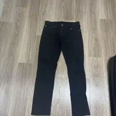 Levi's 511 スリムフィット ブラックデニム W32 L32
