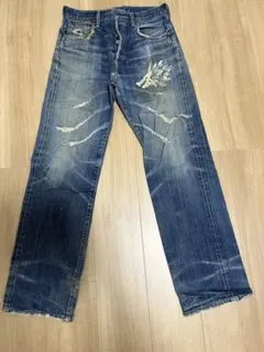 Levi's リーバイス 花火刺繍 501XX BIGE W33 赤耳 Levi's リーバイス 花火刺繍 501XX BIGE W33 赤耳 - メルカリ