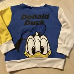 ディズニー　ドナルド　裏起毛　トレーナー　120