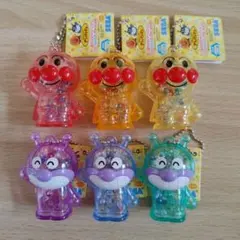 シャカシャカクリアキーホルダー アンパンマン バイキンマン コンプリート