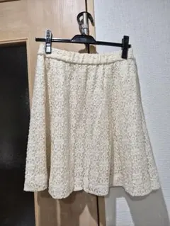 Feroux レース フレアスカート アイボリーのサムネイル