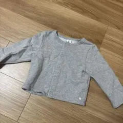 PETIT BATEAU グレー カーディガン