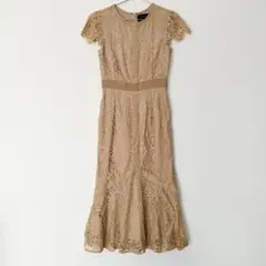 ラグナムーン　総レース　マーメイド　ワンピース　ドレス