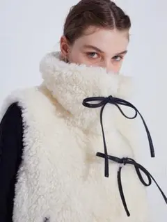 SORIN】Synthetic Fur Lace-up Cardigan - メルカリ