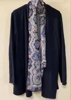 極美品　ロロピアーナ　現行　レリアン　テーラードジャケット　麻　シルク　13号 極美品 ロロピアーナ 現行 レリアン テーラードジャケット 麻