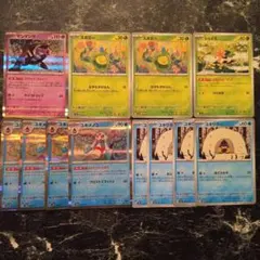 マシマシラ ユキメノコ スボミー シェイミ 進化ライン デッキパーツ