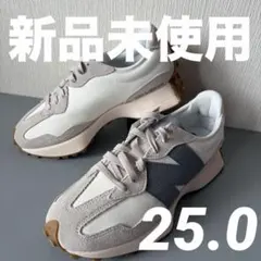 【新品未使用】ニューバランス U327 LT 25.0cm 白 グレーのサムネイル